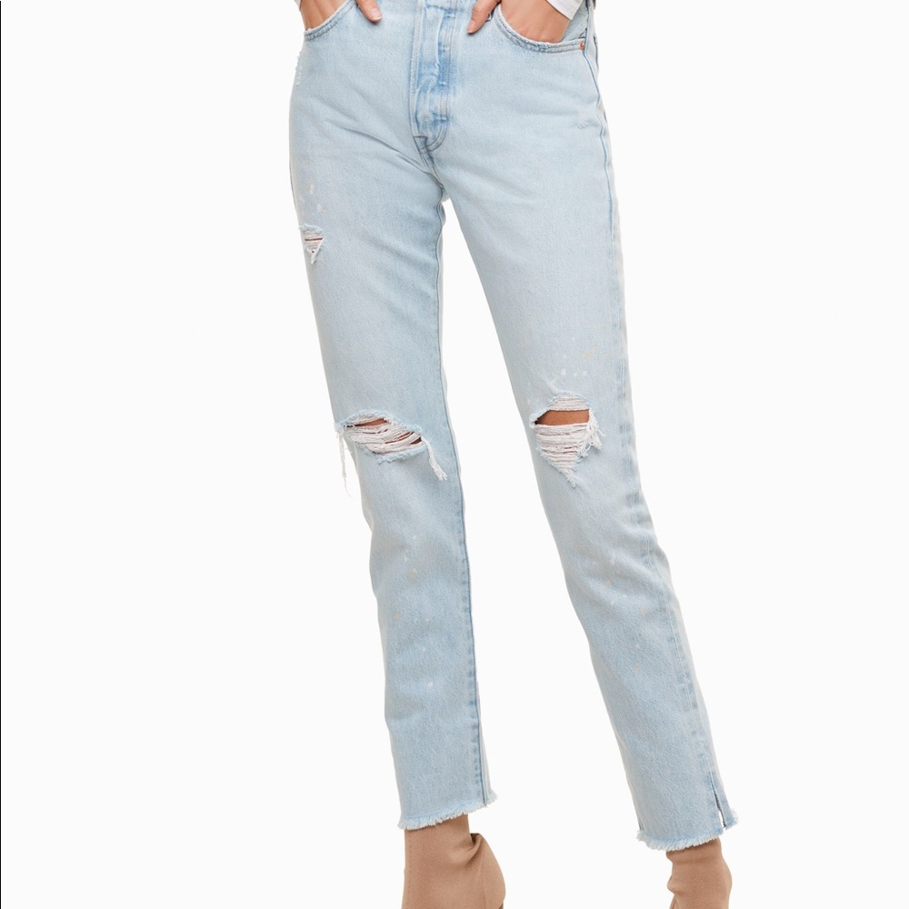 Levi’s 501 skinny in Sound Visions
